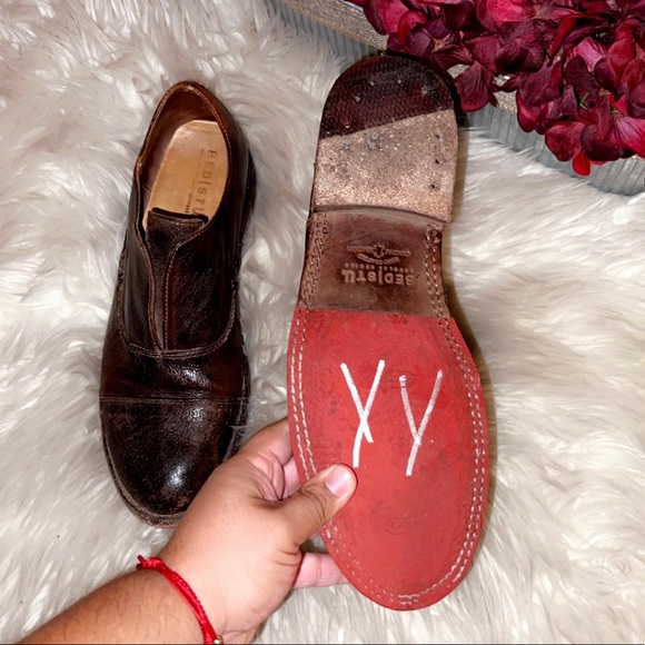 SOLD‼️BED STU Rose Oxford Shoe in Teak Dip Dye Leather - Picture 8 of 8